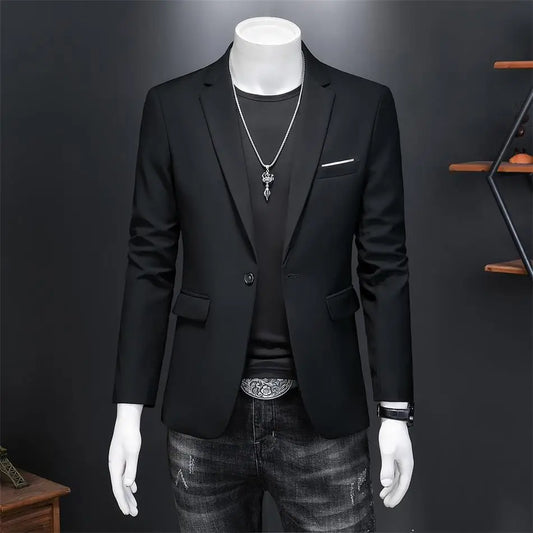 Men’s Single Button Formal Blazer
