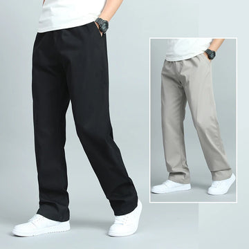 UrbanEase Relaxed Cotton Trousers