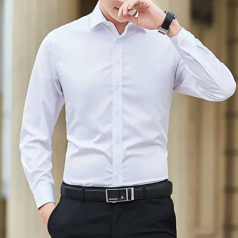 Men’s Slim Fit Business Dress Shirt